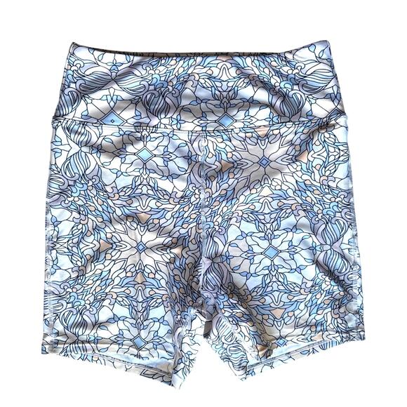 J. Crew Active Swim Bike Short in Kaleidoscope Print Size Small - Picture 1 of 6